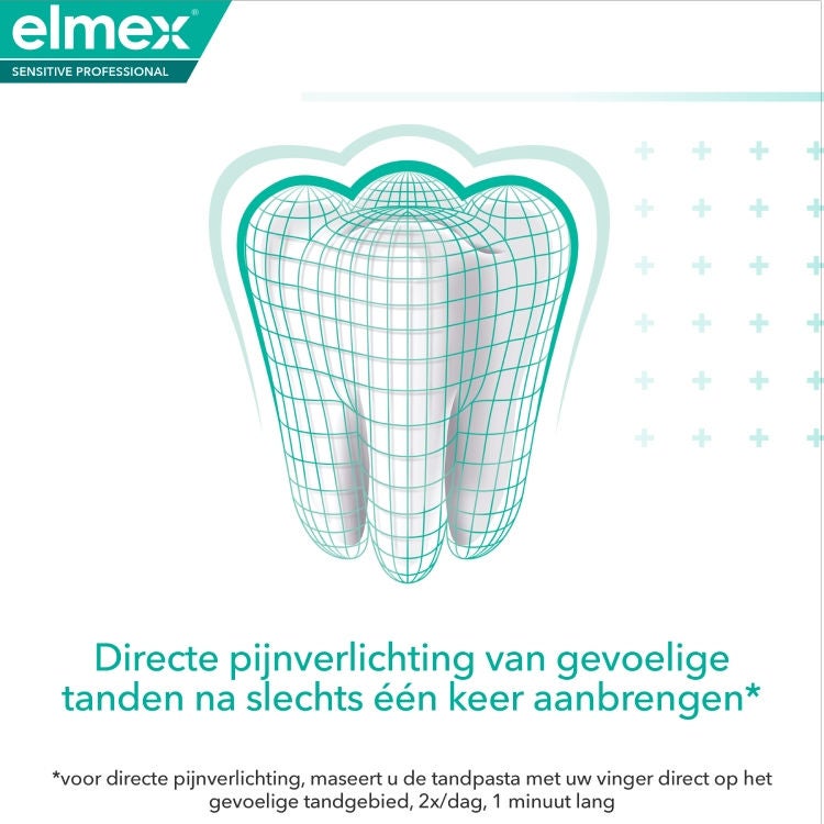Directe pijnverlichting van gevoelige tande na slechts één keer aangrengen*