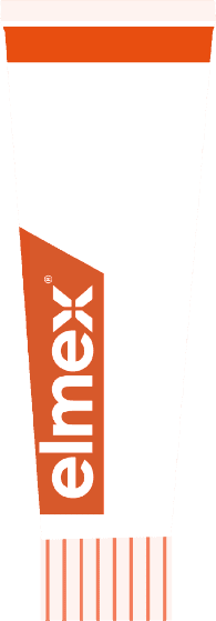 Elmex tandpasta tube