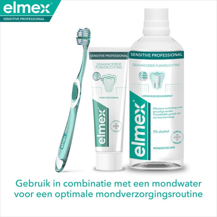Gebruik in combinatie met een mondwater voor een optimale mondverzorgingsroutine