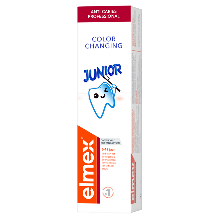 elmex® Anti-Cariës Professional Junior Color Changing Tandpasta